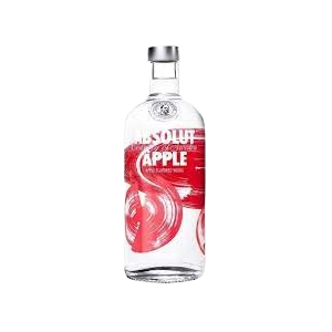 VODKA ABSOLUT APPLE ROJO 1X750