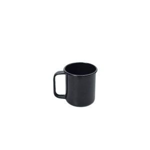 JARRO MUG ENLOZADO NEGRO 8X9