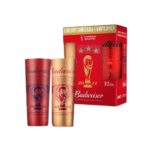 GP BUDW WORLD CUP VASO ALUMINIO X2