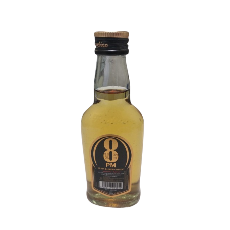 MINIATURA WHISKY 8 PM X90CC