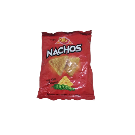 KITTY NACHOS CHILE JALAPENO X 40G
