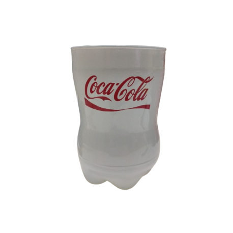 VASO COCA COLA BLANCO BASE BOTELLA