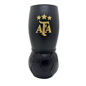 VASO PELOTA NEGRO DE FUTBOL 750