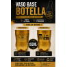 VASO BASE BOTELLA BRANCA DORADO