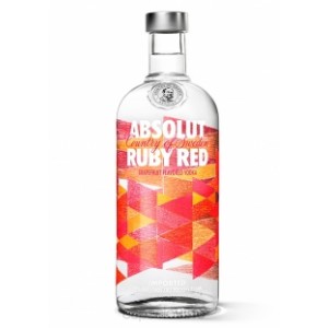 VODKA ABSOLUT  RUBY RED 1X750